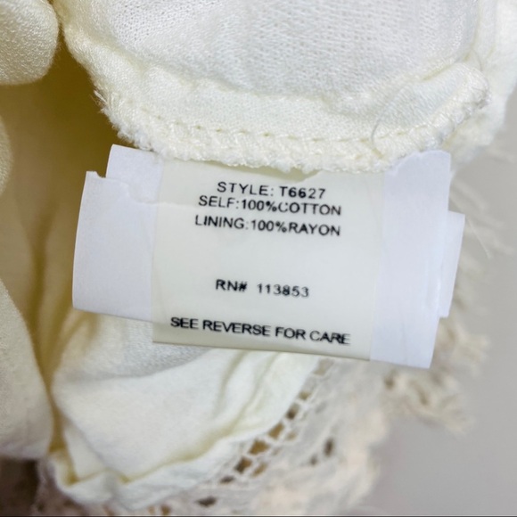 Off Line, Inc || Layered Crochet Tank w/Fringe Hem - Picture 8 of 9